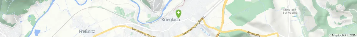 Kartendarstellung des Standorts für Jakobus-Apotheke in 8670 Krieglach